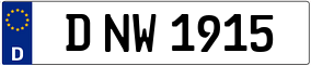 Truck License Plate